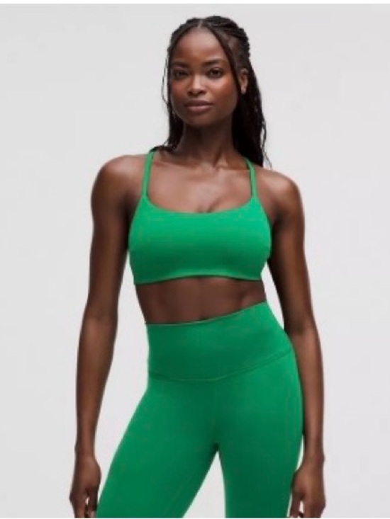 lululemon athletica Other - lululemon Wunder Train Strappy Racer Bra, C/D Cup Green Size 14 (179)